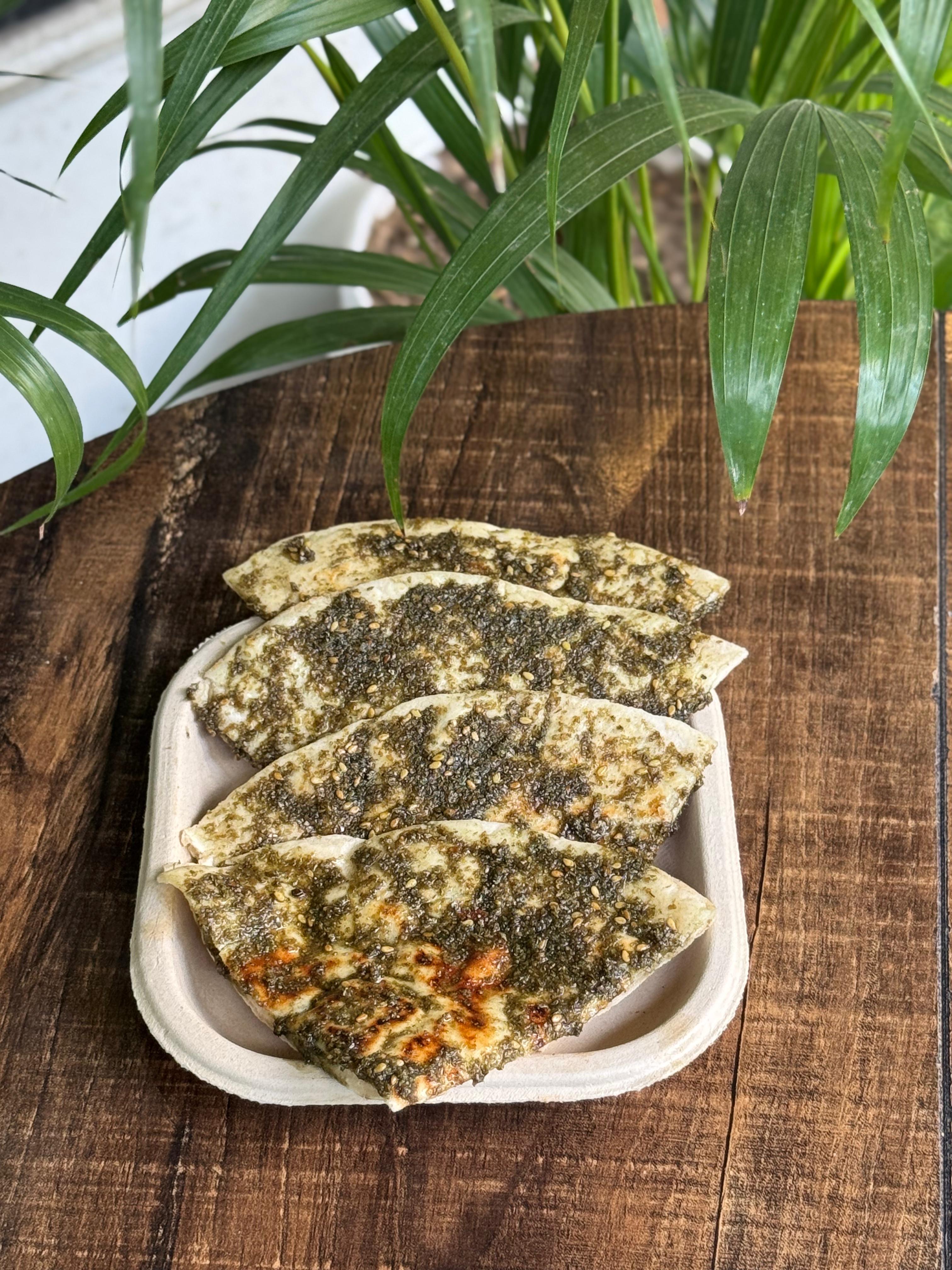 Zaatar Cheese Toast Platter at Falafel House Jaipur