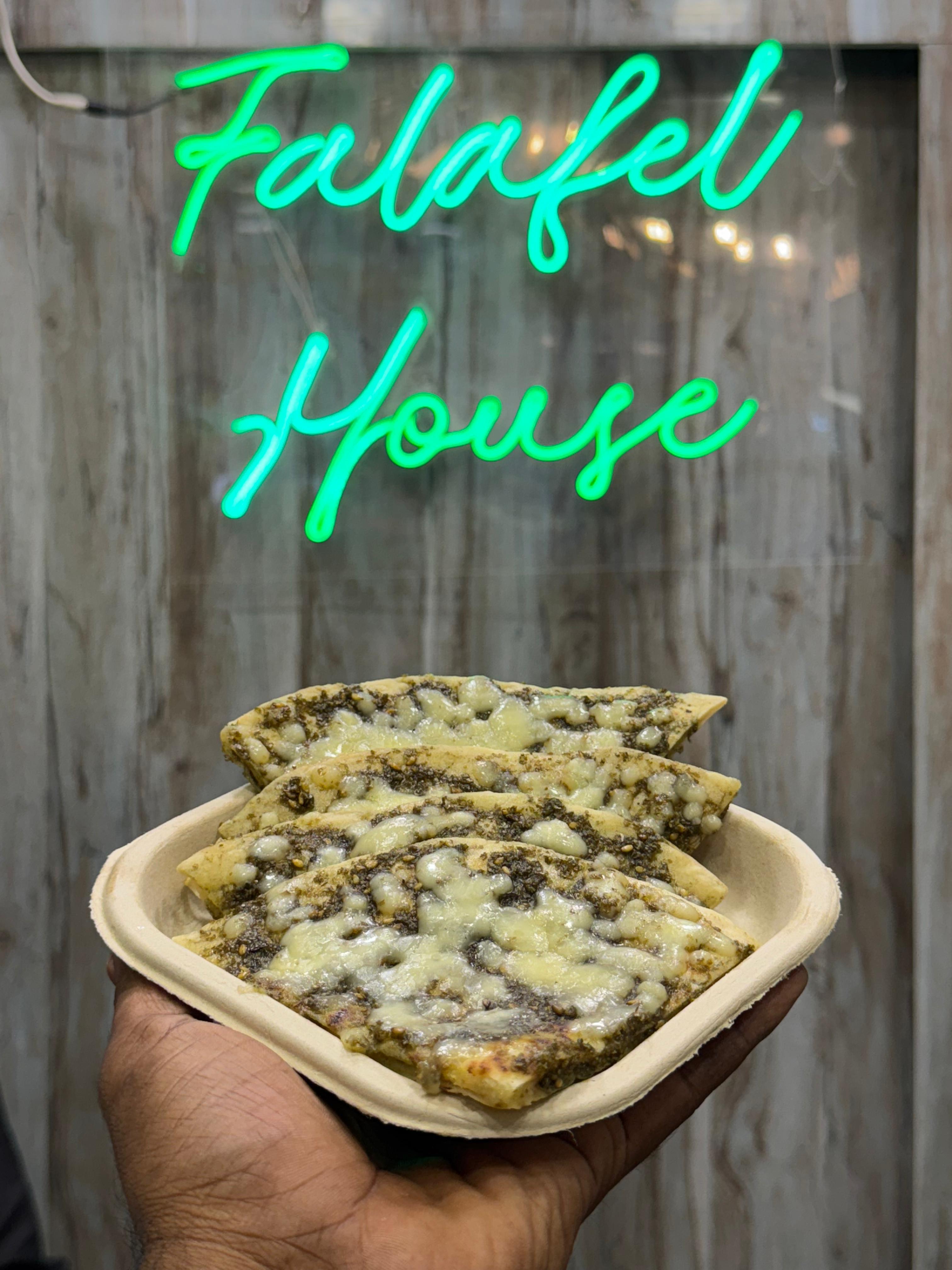 Zaatar Cheese Toast at Falafel House Jaipur